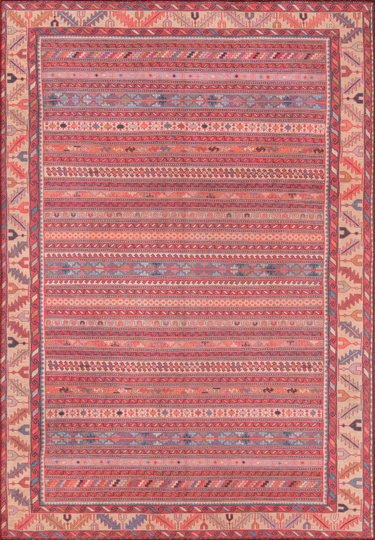Momeni Afshar Tribal Machine Made Traditional Rectangle Indoor Area Rug