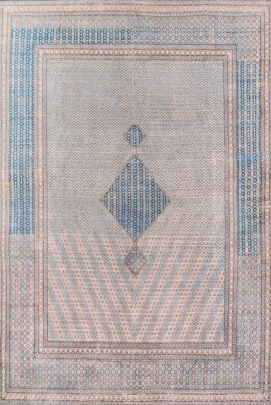 Momeni Afshar Geometric Machine Made Traditional Rectangle Indoor Area Rug