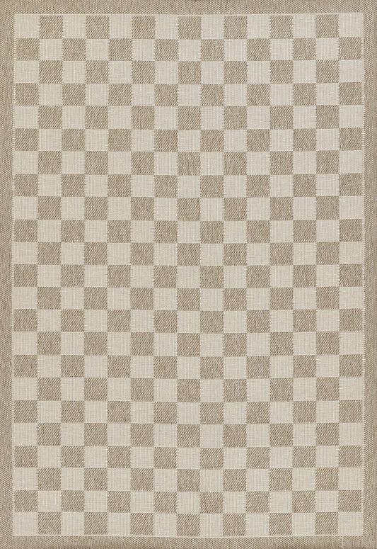 Momeni Saybrook Checker Machine Made Contemporary Rectangle Indoor/Outdoor Area Rug