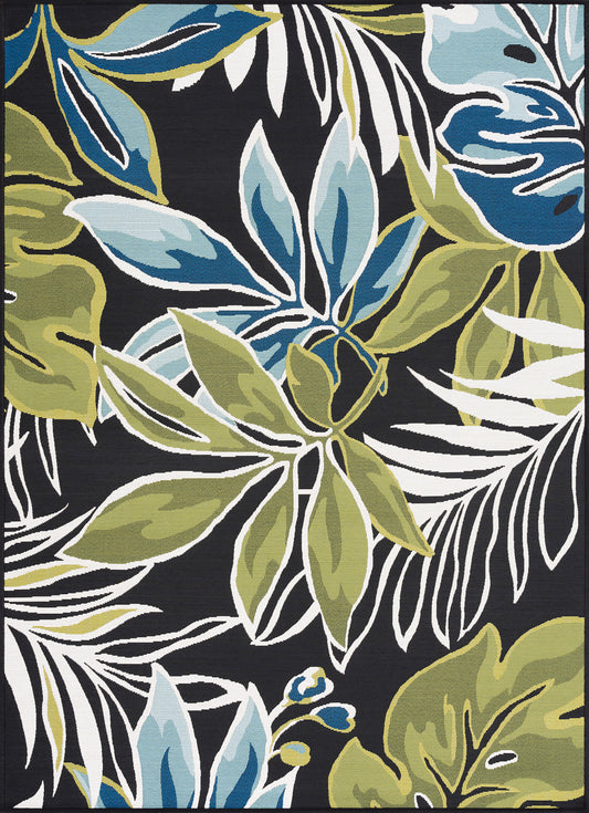 Tayse Floral Area Rug STN18-Ellie Transitional Flat Weave Indoor Polypropylene