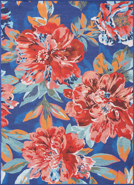 Tayse Floral Area Rug STN11-Alaya Transitional Flat Weave Indoor Polypropylene