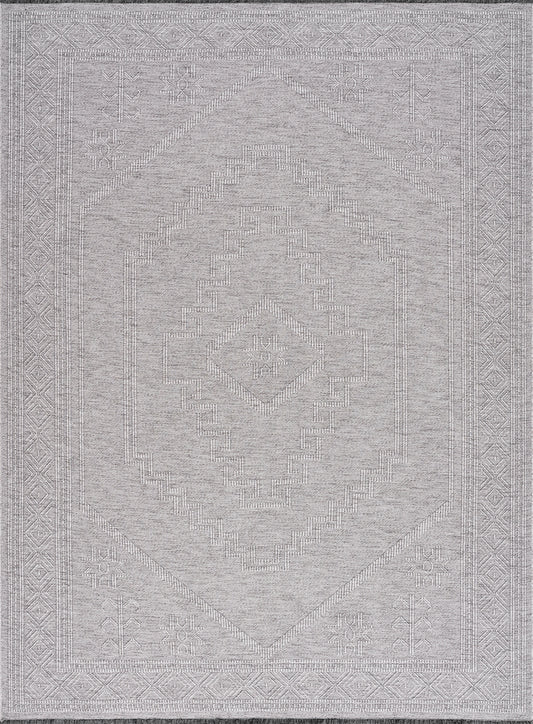 Tayse Moroccan Area Rug ALM24-Amina Transitional Flat Weave Indoor Polyester & Cotton