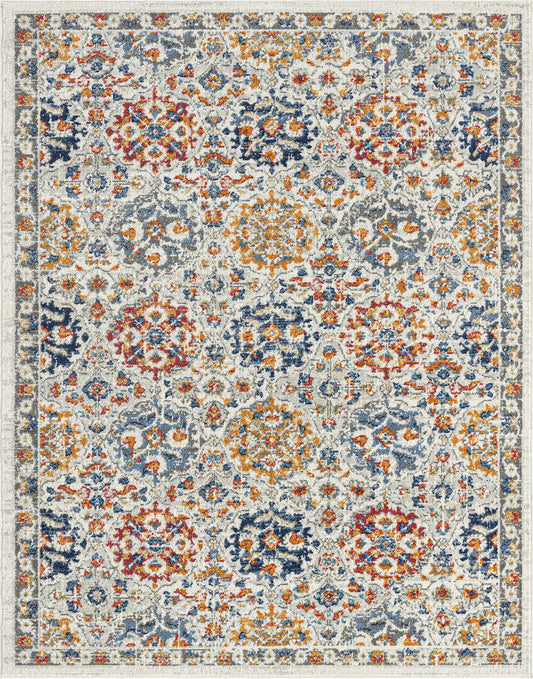 Tayse Oriental Area Rug CHL11-Adriana Transitional Cut Pile Indoor Polypropylene