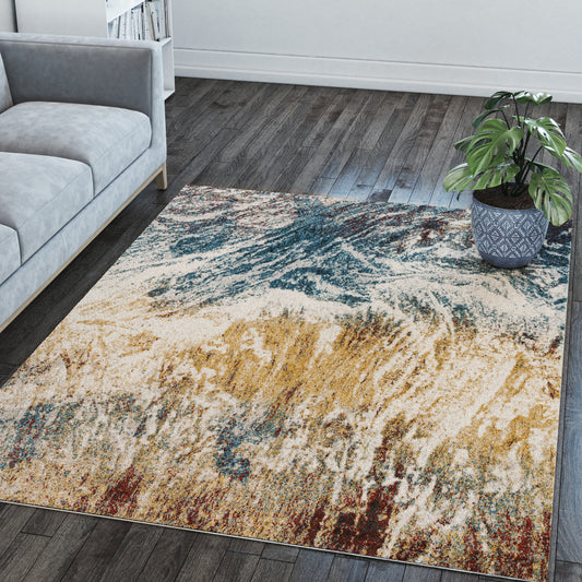 Karma KM17 Machine Woven Synthetic Blend Indoor Area Rug by Dalyn Rugs