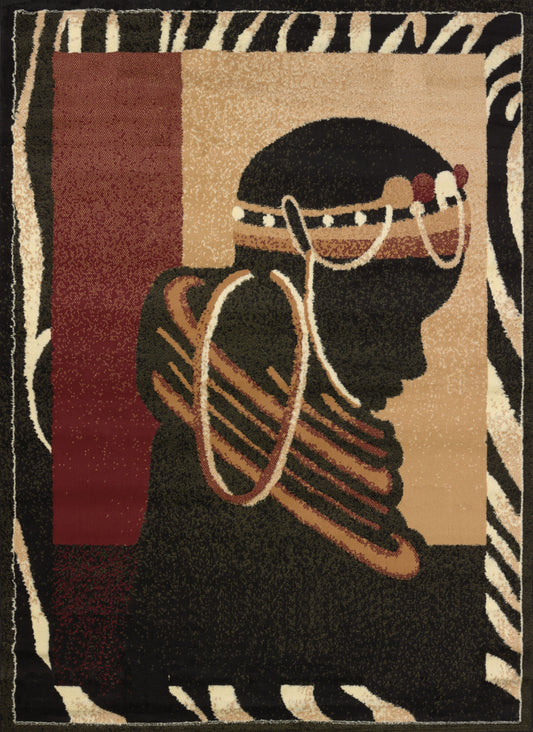 910-Silhoutte Synthetic Blend Indoor Area Rug by United Weavers