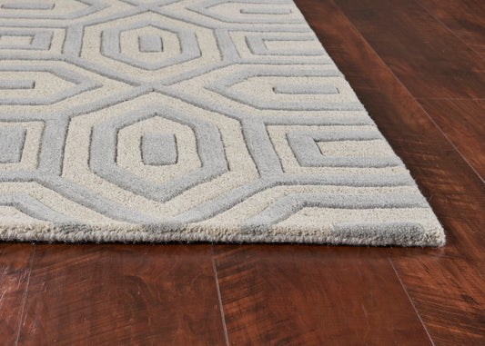 Eternity 106 Hand-woven Wool Indoor Area Rug From KAS Rugs