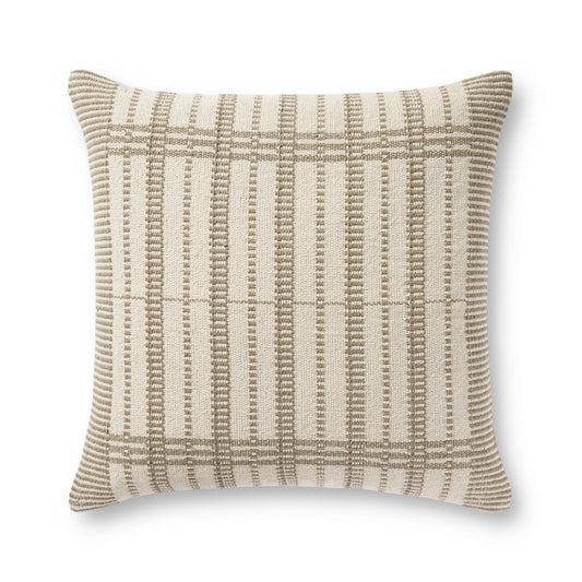 Marion PMH0037 Cotton Indoor Pillow from Magnolia Home by Joanna Gaines x Loloi | Pillow