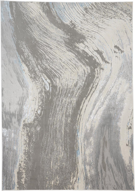 Azure 3524F Machine Made Synthetic Blend Indoor Area Rug by Feizy Rugs