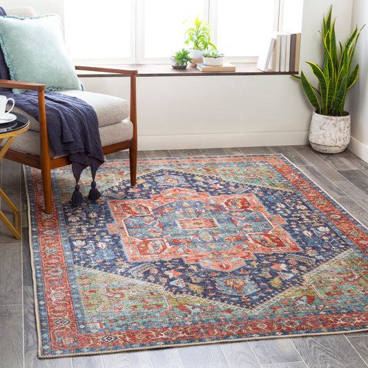 Amelie 25198 Machine Woven Synthetic Blend Indoor Area Rug by Surya Rugs