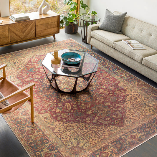 Amelie 29526 Machine Woven Synthetic Blend Indoor Area Rug by Surya Rugs