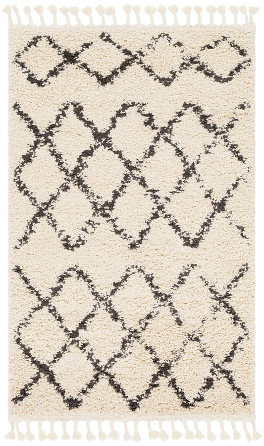 Berber Shag 21826 Machine Woven Synthetic Blend Indoor Area Rug by Surya Rugs