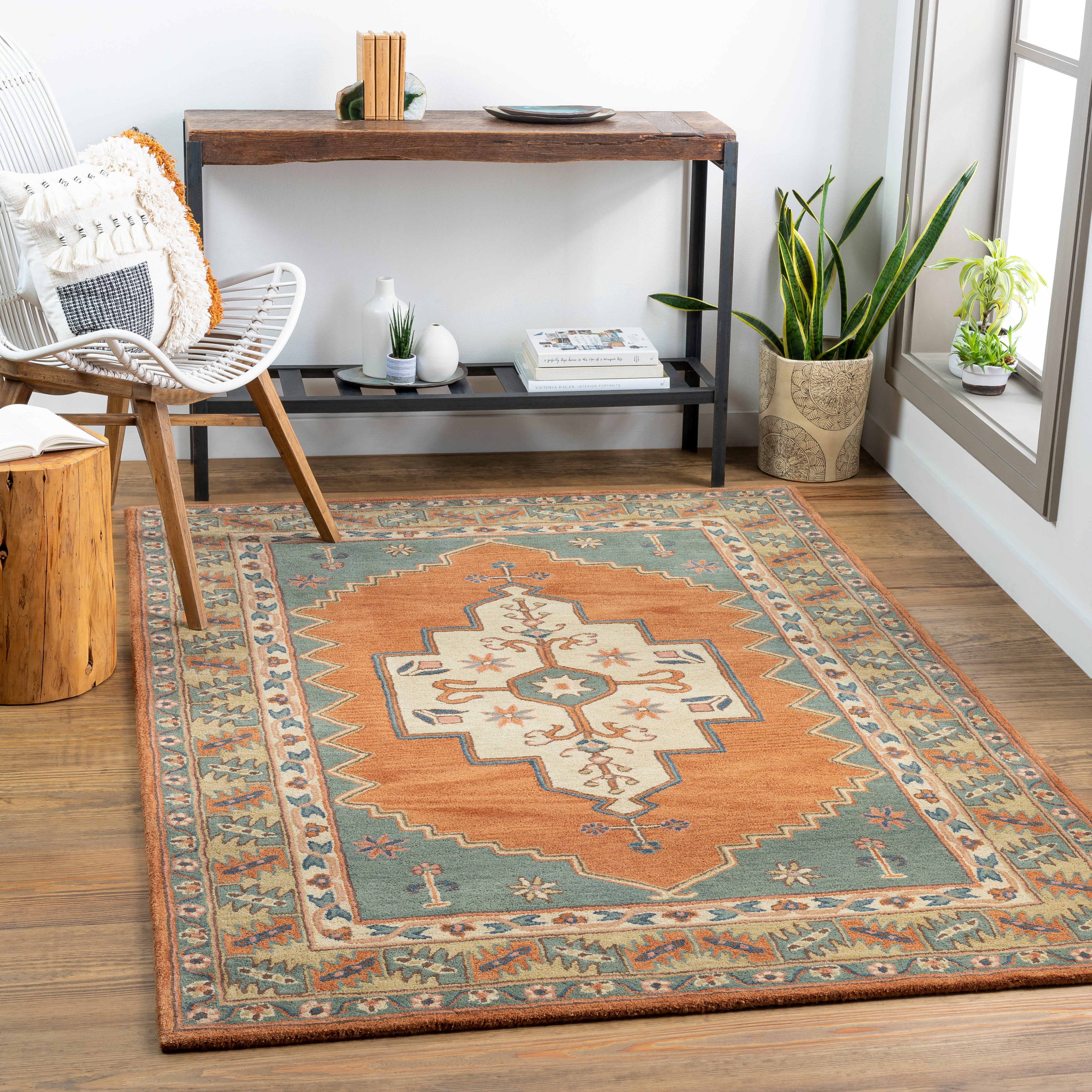 Caesar 27010 Hand Tufted Wool Indoor Area Rug by Surya Rugs – The