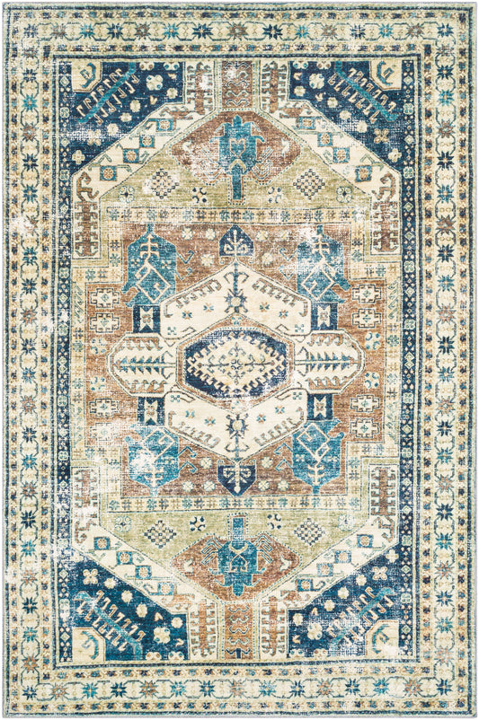 Erin 27091 Machine Woven Synthetic Blend Indoor Area Rug by Surya Rugs