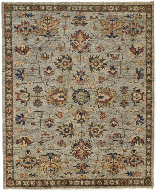 Carrington 6503F Hand Knotted Wool Indoor Area Rug by Feizy Rugs