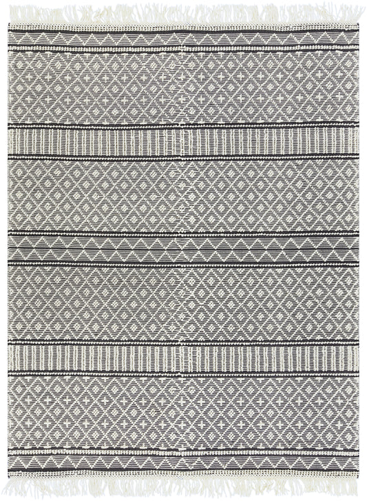 Farmhouse Tassels 23231 Hand Woven Wool Indoor Area Rug by Surya Rugs