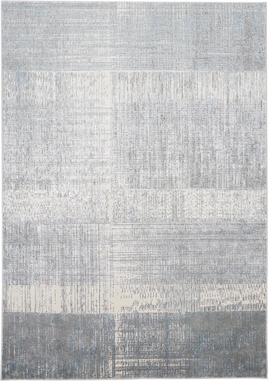 Azure 3413F Machine Made Synthetic Blend Indoor Area Rug by Feizy Rugs