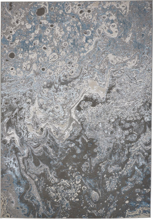 Azure 3405F Machine Made Synthetic Blend Indoor Area Rug by Feizy Rugs