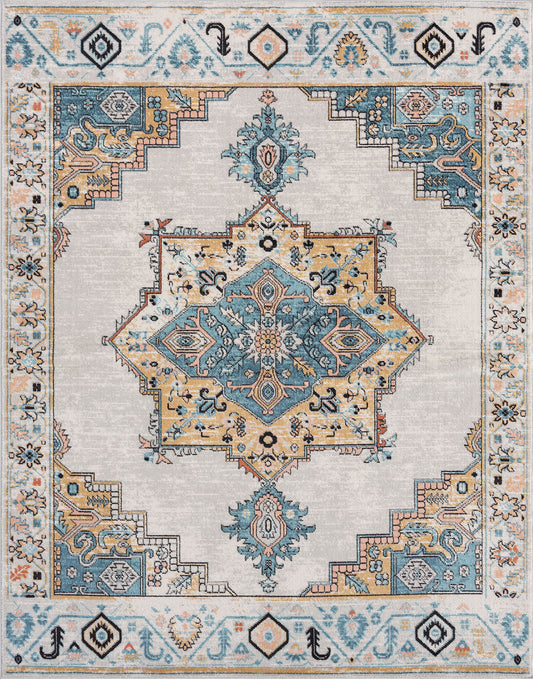 Anabel-ANB10 Cut Pile Synthetic Blend Indoor Area Rug by Tayse Rugs