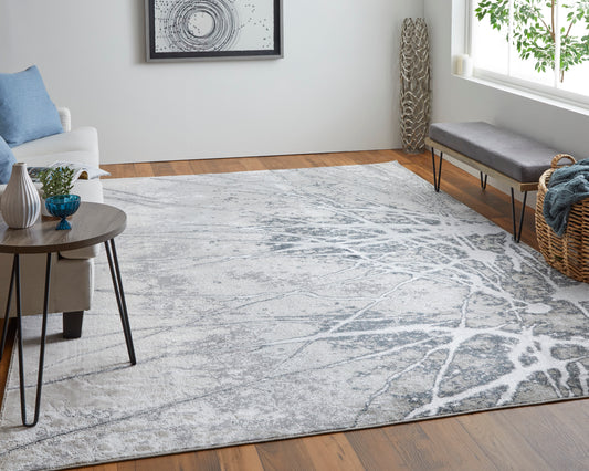 Astra 39L5F Power Loomed Synthetic Blend Indoor Area Rug by Feizy Rugs