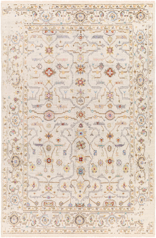 Kushal 30132 Hand Knotted Synthetic Blend Indoor Area Rug by Surya Rugs