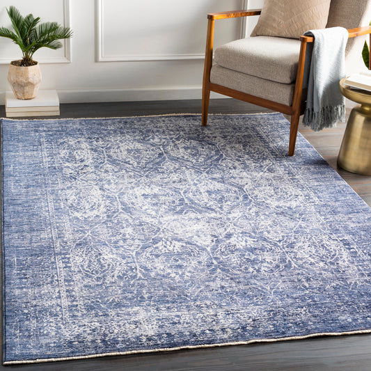 Lincoln 23903 Machine Woven Synthetic Blend Indoor Area Rug by Surya Rugs