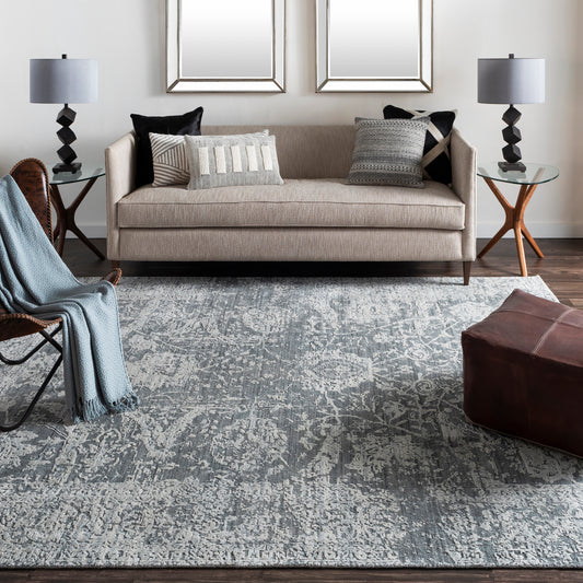 Lucknow 25225 Hand Knotted Synthetic Blend Indoor Area Rug by Surya Rugs