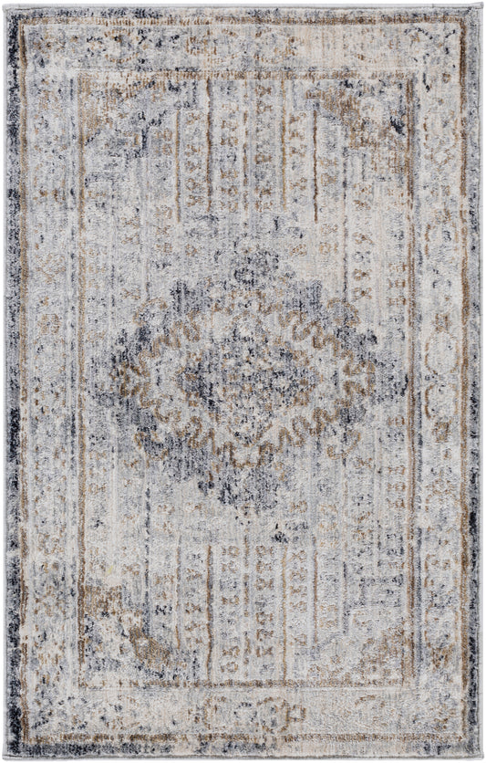 Liverpool 22663 Machine Woven Synthetic Blend Indoor Area Rug by Surya Rugs
