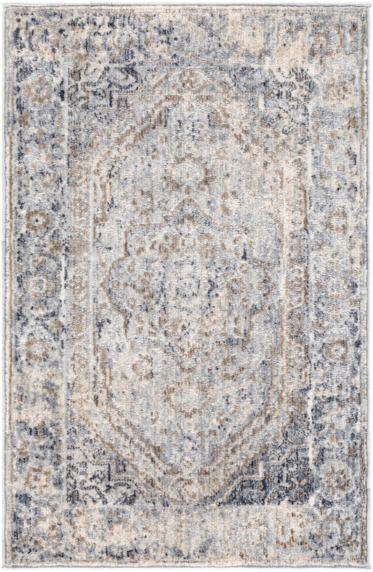 Liverpool 22664 Machine Woven Synthetic Blend Indoor Area Rug by Surya Rugs