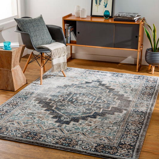 Montana 29966 Machine Woven Synthetic Blend Indoor Area Rug by Surya Rugs