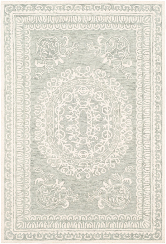 Newcastle 23668 Hand Tufted Wool Indoor Area Rug by Surya Rugs