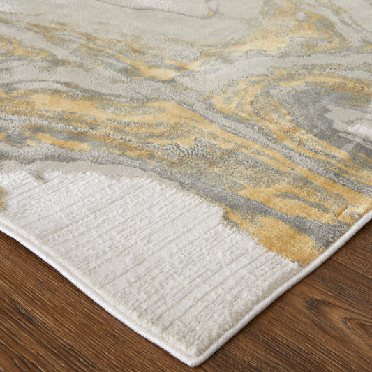 Waldor 3602F Machine Made Synthetic Blend Indoor Area Rug by Feizy Rugs