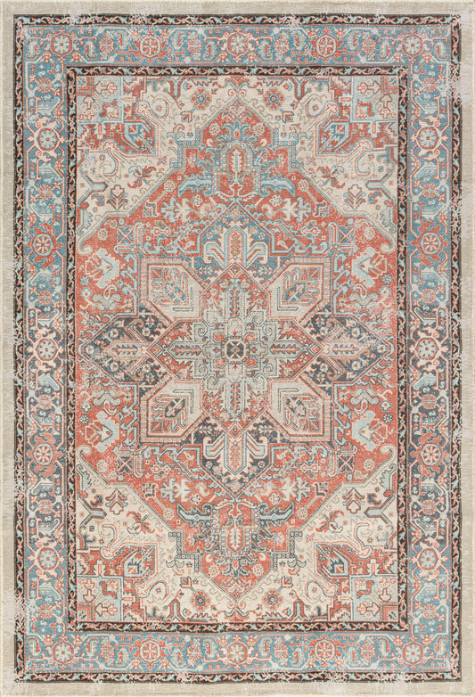 Antiquity-AQY11 Flat Weave Synthetic Blend Indoor Area Rug by Tayse Rugs