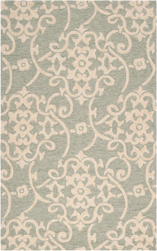 Rain 562 Hand Hooked Synthetic Blend Indoor/Outdoor Area Rug by Surya Rugs