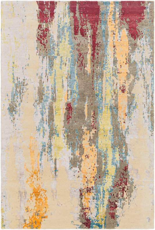 Arte 29616 Hand Knotted Synthetic Blend Indoor Area Rug by Surya Rugs