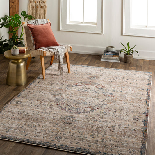 Arya 30803 Machine Woven Synthetic Blend Indoor Area Rug by Surya Rugs