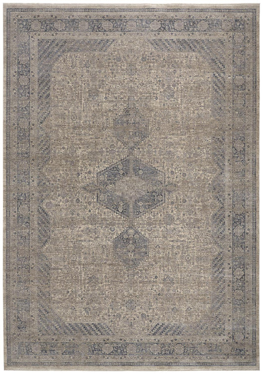 Marquette 3775F Machine Made Synthetic Blend Indoor Area Rug by Feizy Rugs