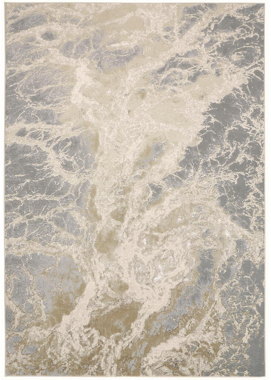 Aura 3563F Machine Made Synthetic Blend Indoor Area Rug by Feizy Rugs