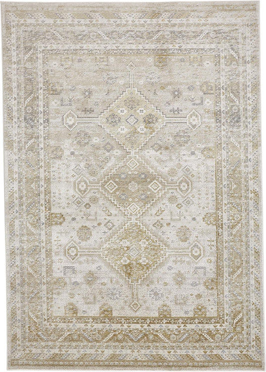 Aura 3738F Machine Made Synthetic Blend Indoor Area Rug by Feizy Rugs