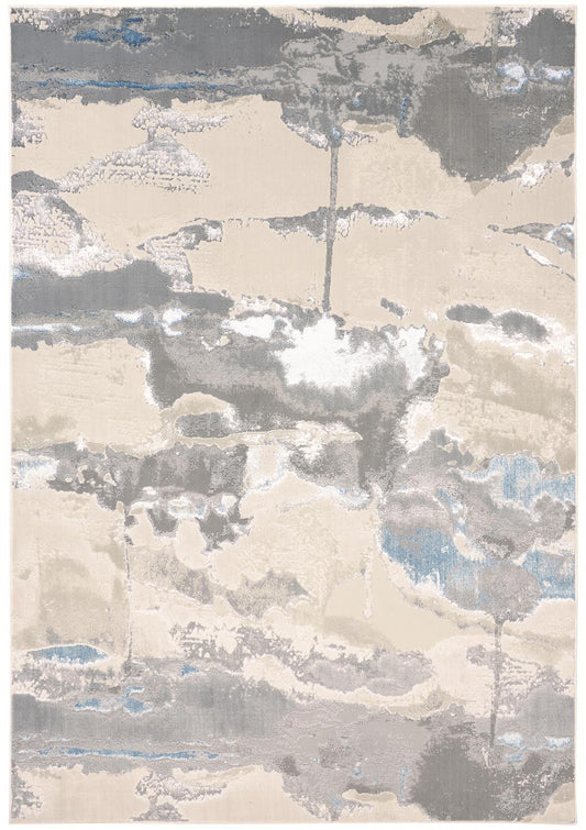 Azure 3525F Machine Made Synthetic Blend Indoor Area Rug by Feizy Rugs