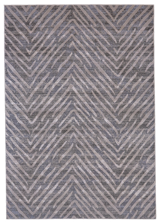 Waldor 3968F Machine Made Synthetic Blend Indoor Area Rug by Feizy Rugs