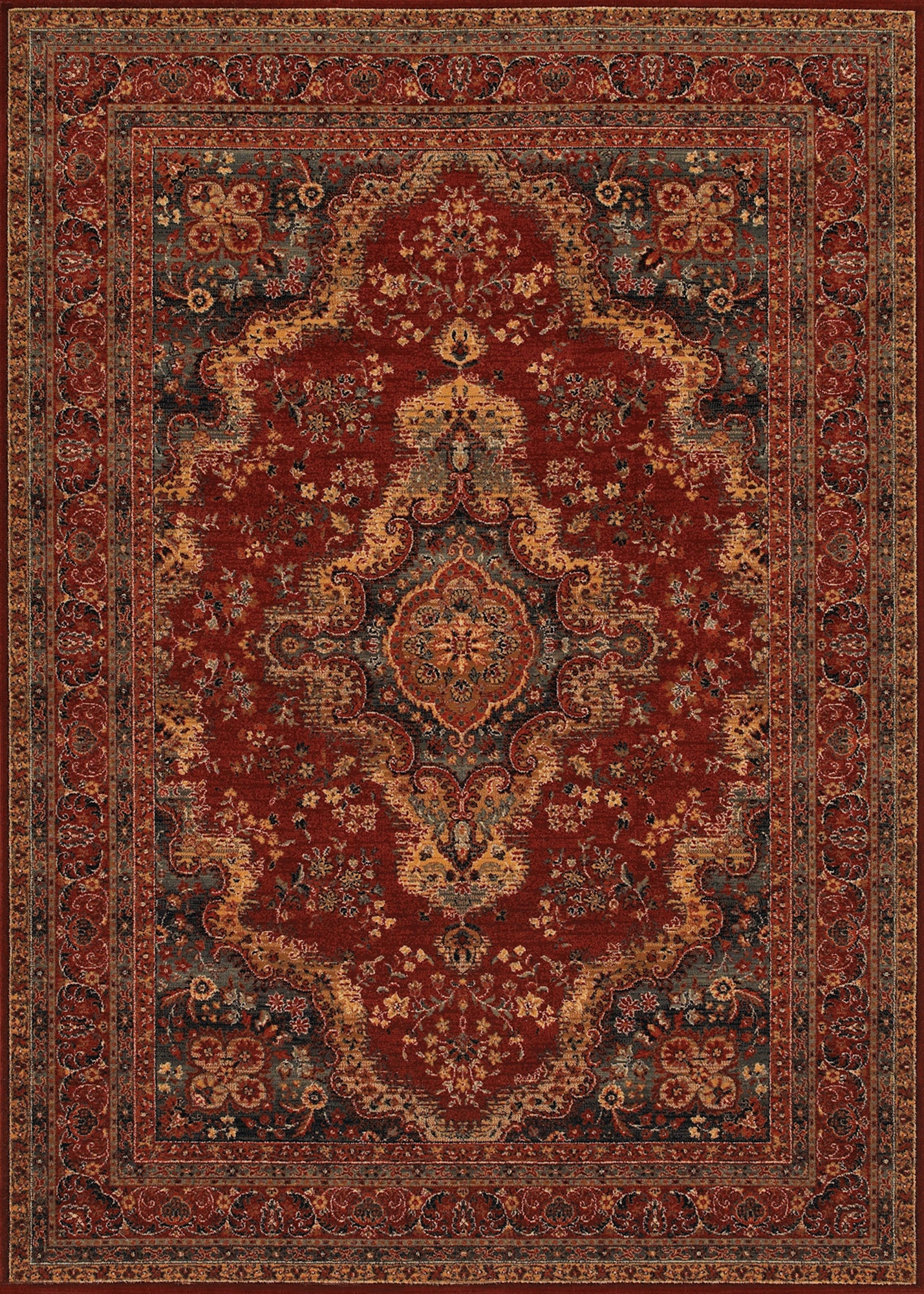 OLD WORLD CLASSIC  1067 POWER-LOOMED Synthetic Blend INDOOR Area Rug By Couristan Rugs | 