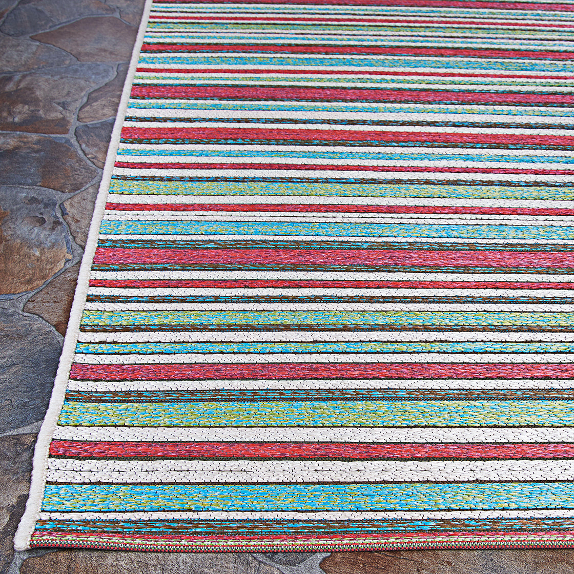 CAPE 1403 POWER-LOOMED Synthetic Blend Indoor/Outdoor  Area Rug By Couristan Rugs