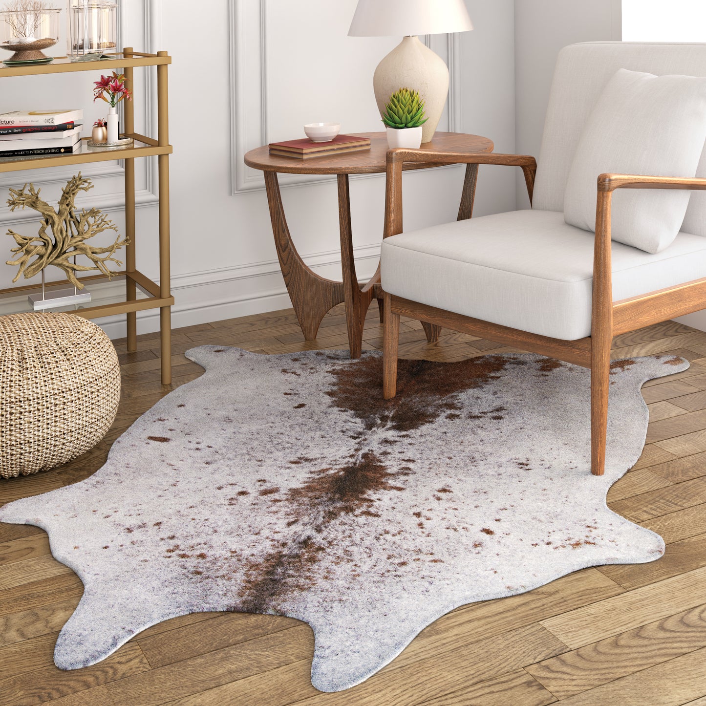 PRAIRIE HIDES 1813 Digitally Printed Synthetic Blend INDOOR Area Rug By Couristan Rugs