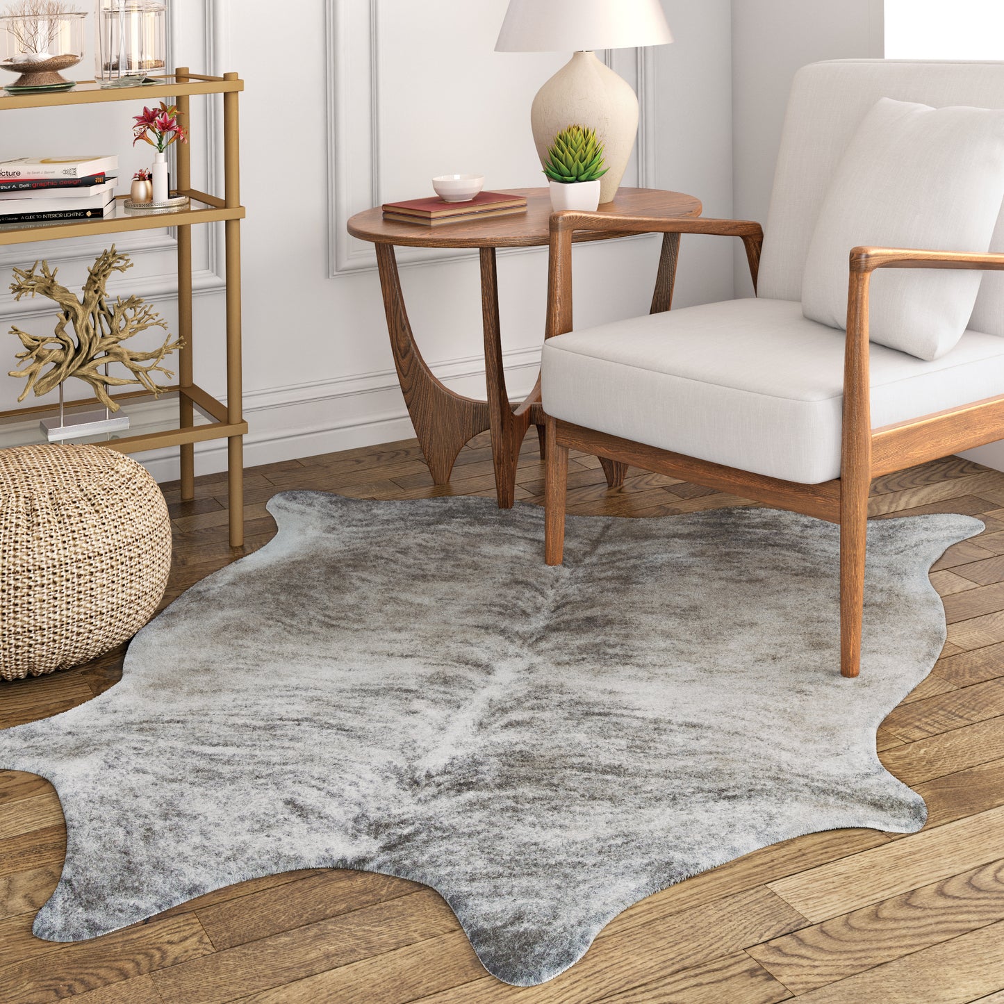 PRAIRIE HIDES 1816 Digitally Printed Synthetic Blend INDOOR Area Rug By Couristan Rugs