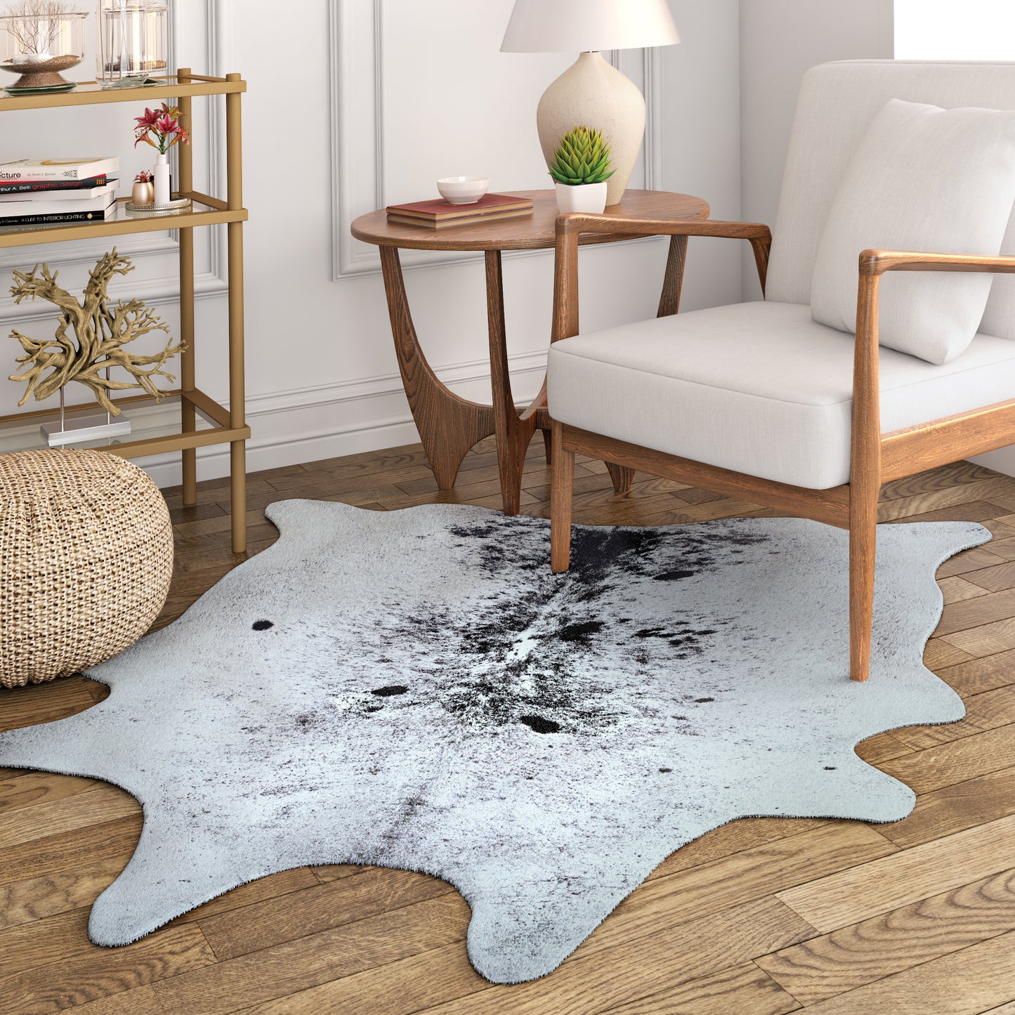 PRAIRIE HIDES 1817 Digitally Printed Synthetic Blend INDOOR Area Rug By Couristan Rugs