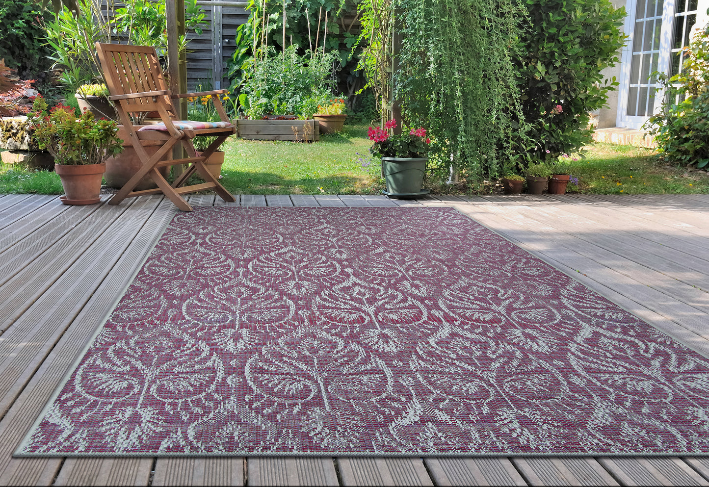 MARSEILLE 2428 POWER-LOOMED Synthetic Blend Indoor/Outdoor  Area Rug By Couristan Rugs