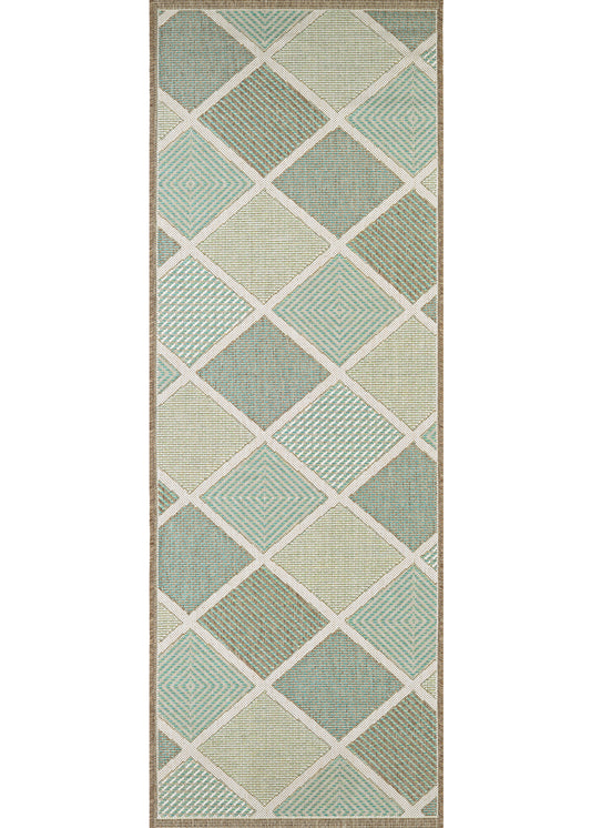 MONACO 2470 POWER-LOOMED Synthetic Blend Indoor/Outdoor  Area Rug By Couristan Rugs