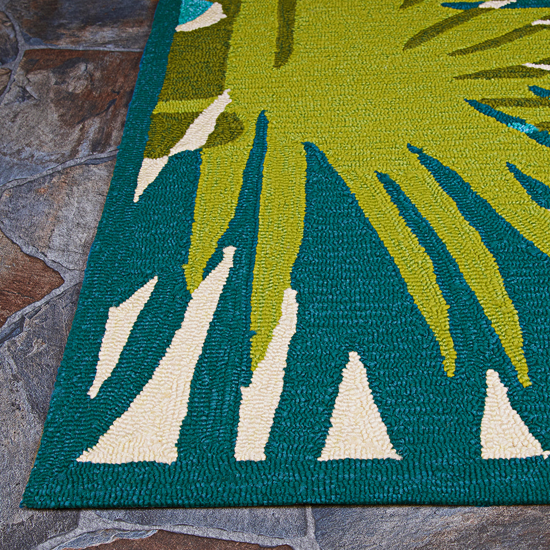 COVINGTON 2992 HAND-HOOKED Synthetic Blend Indoor/Outdoor  Area Rug By Couristan Rugs