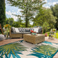 COVINGTON 2992 HAND-HOOKED Synthetic Blend Indoor/Outdoor  Area Rug By Couristan Rugs