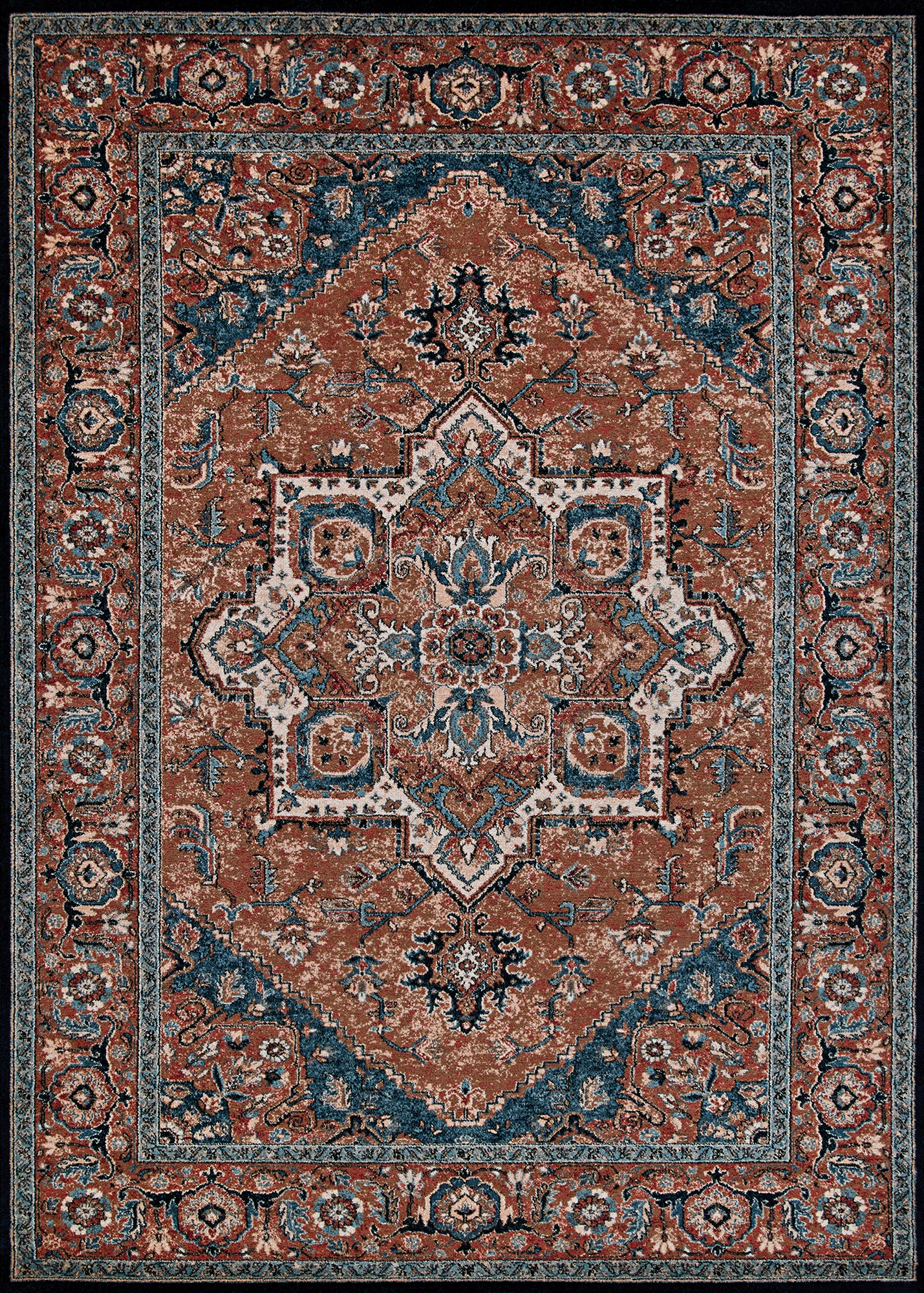 OLD WORLD CLASSIC  4553 POWER-LOOMED Synthetic Blend INDOOR Area Rug By Couristan Rugs